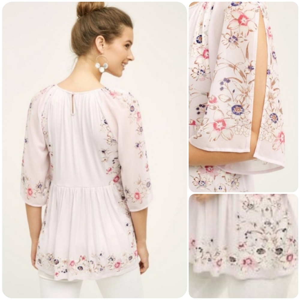 One September Garden Border Blouse - Picture 2 of 6
